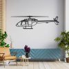Bell 505 Helicopter Wall Art